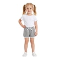 thumbnail image 2 of Resinta Girls 5-Pack Cotton Athletic Shorts Dolphin Hem Active Running Yoga Shorts for Toddler & Big Girls Summer (2-3T to 12-14Y), 2 of 8
