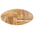 thumbnail image 3 of vidaXL Dining Table Oval 200x100x75 cm Rough Mango Wood, 3 of 5