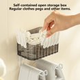 thumbnail image 4 of Drying Rack Clothes Clip Storage Rack No Drilling Wall Mounted Storage Rack Bedroom Miscellaneous Sorting And Storage Box, 4 of 9