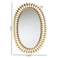 thumbnail image 4 of Baxton Studio Rogier Modern Glam and Luxe Antique Goldleaf Metal Accent Wall Mirror, 4 of 4