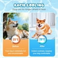 thumbnail image 4 of Dog Cooling Mat, 2025 Summer Pet Cooling Mats, Portable Washable Cool Pads Pet Mat Outdoor for Dogs Cats, Home & Outdoor (Grey, XL-39×30"), 4 of 10