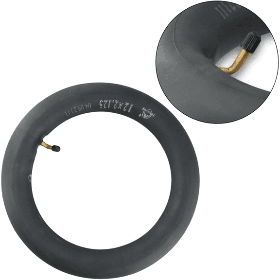 12 Inch Scooter Inner Tube - 12.5x2.125 Replacement for E-Bike & Scooters (62-203) - Durable Bent Mouth Design, Perfect for Smooth Rides!