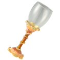 thumbnail image 2 of Long Stem Wine Glass with Hand Painted Stemware (7 Oz), 2 of 3