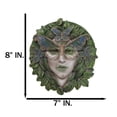 thumbnail image 2 of Celtic Greenwoman Tree Lady Gaia Ent Earth Goddess Butterfly Mask Wall Decor, 2 of 9
