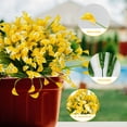 thumbnail image 3 of ZOELNIC Artificial Calla Lily, 8 Bundles Yellow Fake Spring Plastic Flowers Garden Home Table Centerpieces Pot Decor, Yellow, 3 of 8