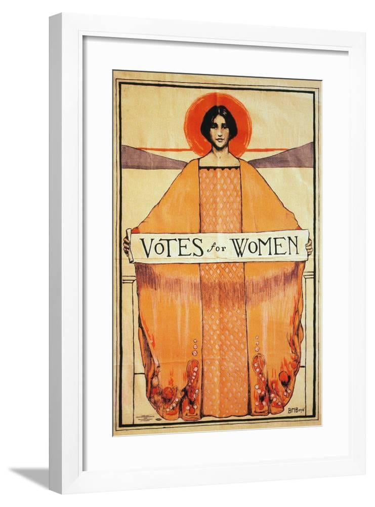 16"x 26" Linen Souvenir Towel "Votes for Women" 