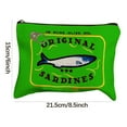 thumbnail image 2 of DAMAI Canned Sardines Makeup Bag, Funny Sardine Tin Fish Cosmetic Bag,Canned Sardines Style Toiletry Bag Cute Travel Bag Creative Cute Makeup Bag Aesthetic Toiletry Bag for Women, 2 of 9