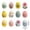 121#Easter, variant on Stijggn 6pcs Plastic Easter Eggs Easter Decor Colorful Felted Easter Eggs Pastel Felted Eggs Surprise Easter Eggs Hanging Ornaments for Easter Egg Hunt/Surprise Egg/Easter Hunt