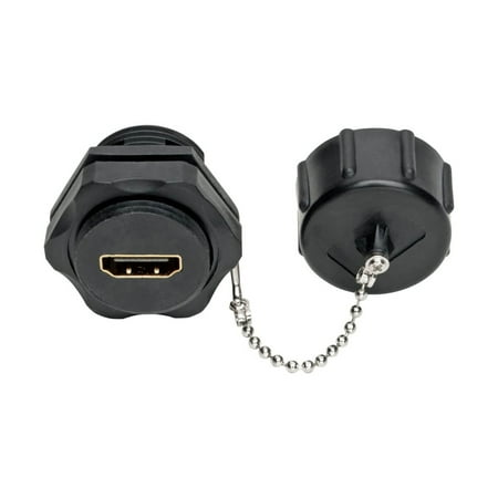 UPC: 0037332238443 | Tripp Lite 4k Hdmi Coupler With Ethernet (f/f) Industrial High Speed 4k X 2k (@ 60 Hz) Ip68 Rated Dust Cap – Hdmi With Ethernet Coupler – Hdmi Female Protective Cap To Hdmi Female Protective Cap