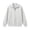 Gray, variant on Achuyrbd Women's Fleece Half-Zip Pullover, Stand Collar Long Sleeve Sweatshirt, Minimalist Drop Shoulder Casual Winter Top, S-2XL
