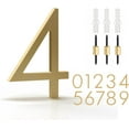 thumbnail image 3 of Mega Handles 5" Outdoor House Numbers | Wall Mounted Numbers for Address | Heavy Duty Metal Numbers | Installation Kit Included, 3 of 8