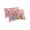 Dark Pink Lemon Yellow Light Brown, variant on Pink Easter Bunny California King Pillow Case - Microfiber Bed Throw Pillow Covers, Spring Tulip Easter Eggs Plaid Burlap Decorative Lumbar Pillow Cover with Envelope Closure for Sofa/Travel 20"x40"