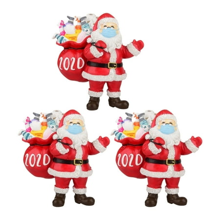

Christmas Santa Rotating Sculpture Train Decorations Window Paste Stickers