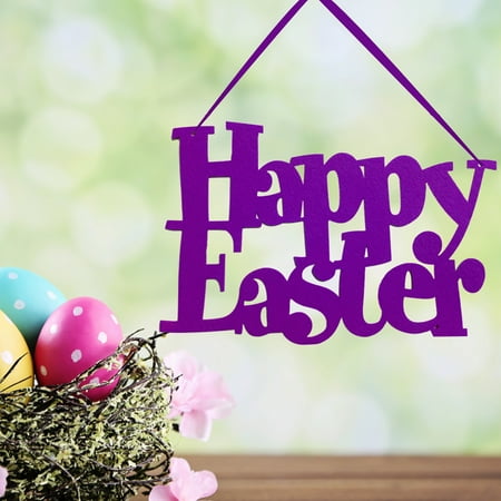 

Non-woven Handicraft Pendant Creative Easter English Alphabet Home Decoration Pendant