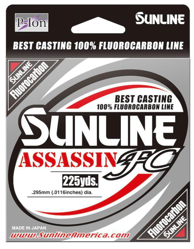 Sunline Assassin Fc Fluorocarbon Clear Fishing Line 660Yd Sunline Fishing Line 