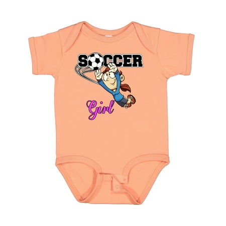 

Inktastic Soccer Girl Goalie Gift Baby Girl Bodysuit