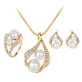 thumbnail image 2 of Conjunto de joyas de imitación jinwen para boda nupcial, 2 of 8