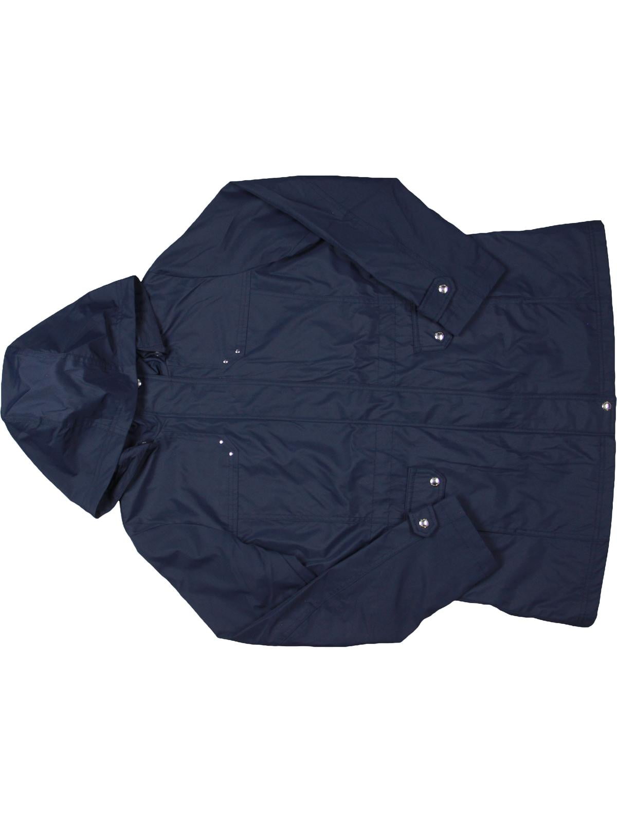 Weatherproof Womens Hooded Midi Raincoat