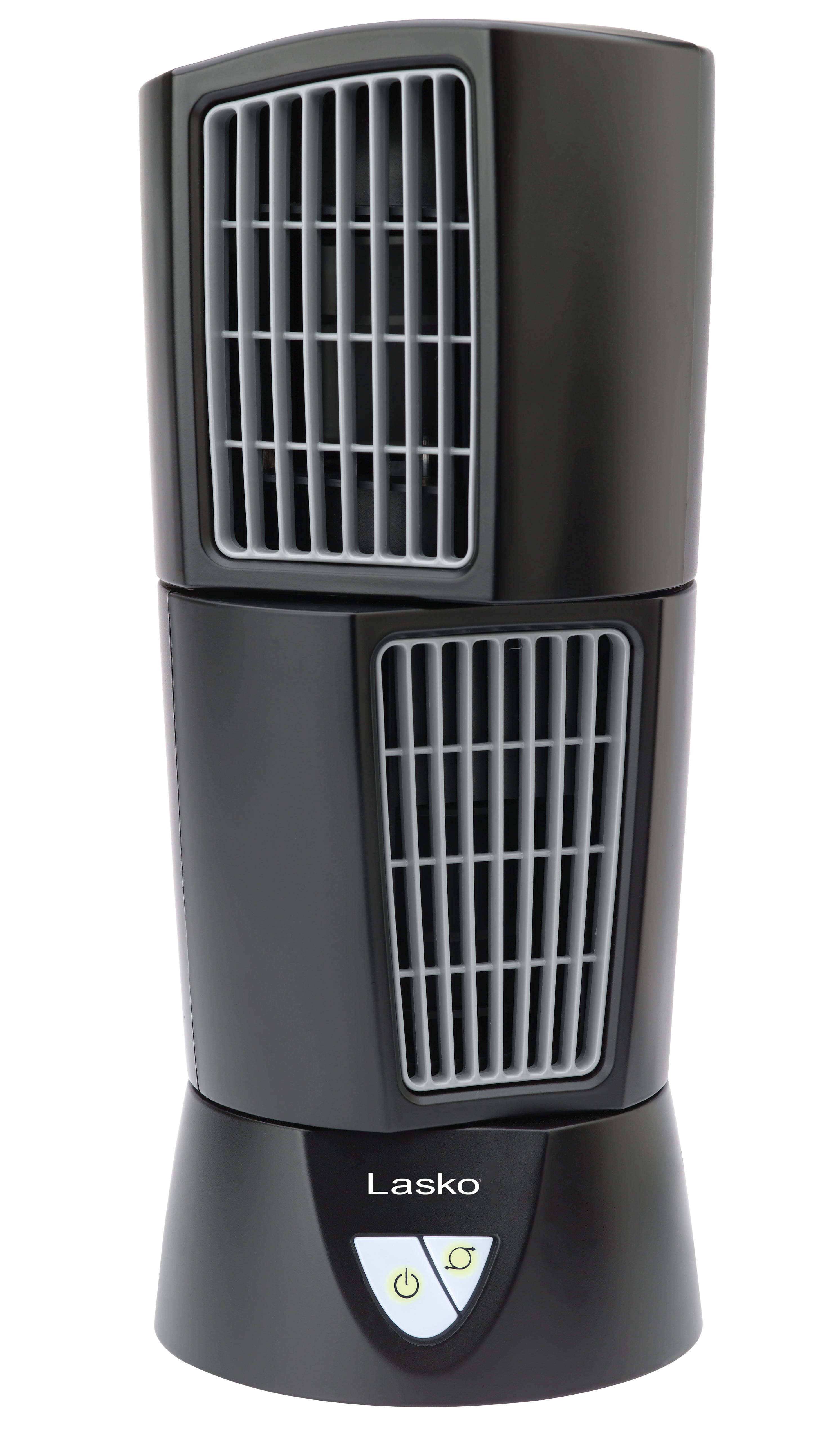 Lasko Desktop Wind Tower Oscillating Multi-Directional Fan Black Brand New 14'' 