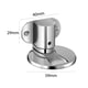 thumbnail image 3 of Tope De Puerta Invisible Topes de puerta de dormitorio de aleación de zinc Herrajes para puerta de tope de piso sin perforaciones (Plata) Likrtyny Libre de BPA, 3 of 6