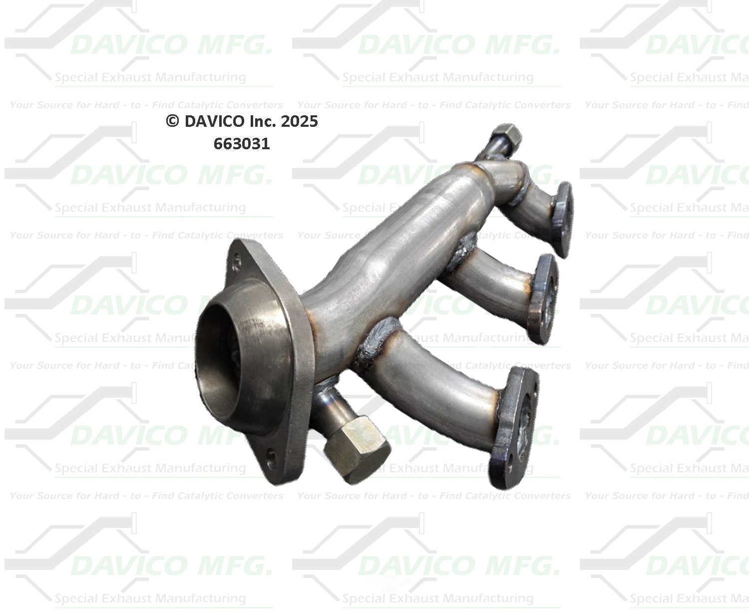 Davico Mfg 663031 Stand alone Exact-Fit exhaust manifold