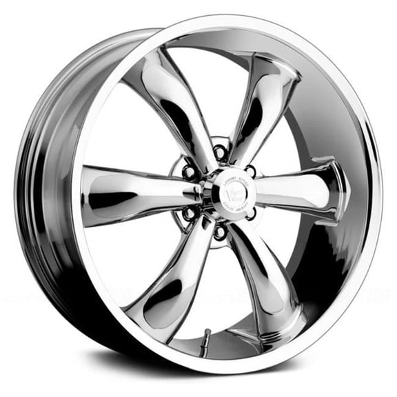 22 x 8.2 in. Clear Powder Coating Wheel - Chrome
