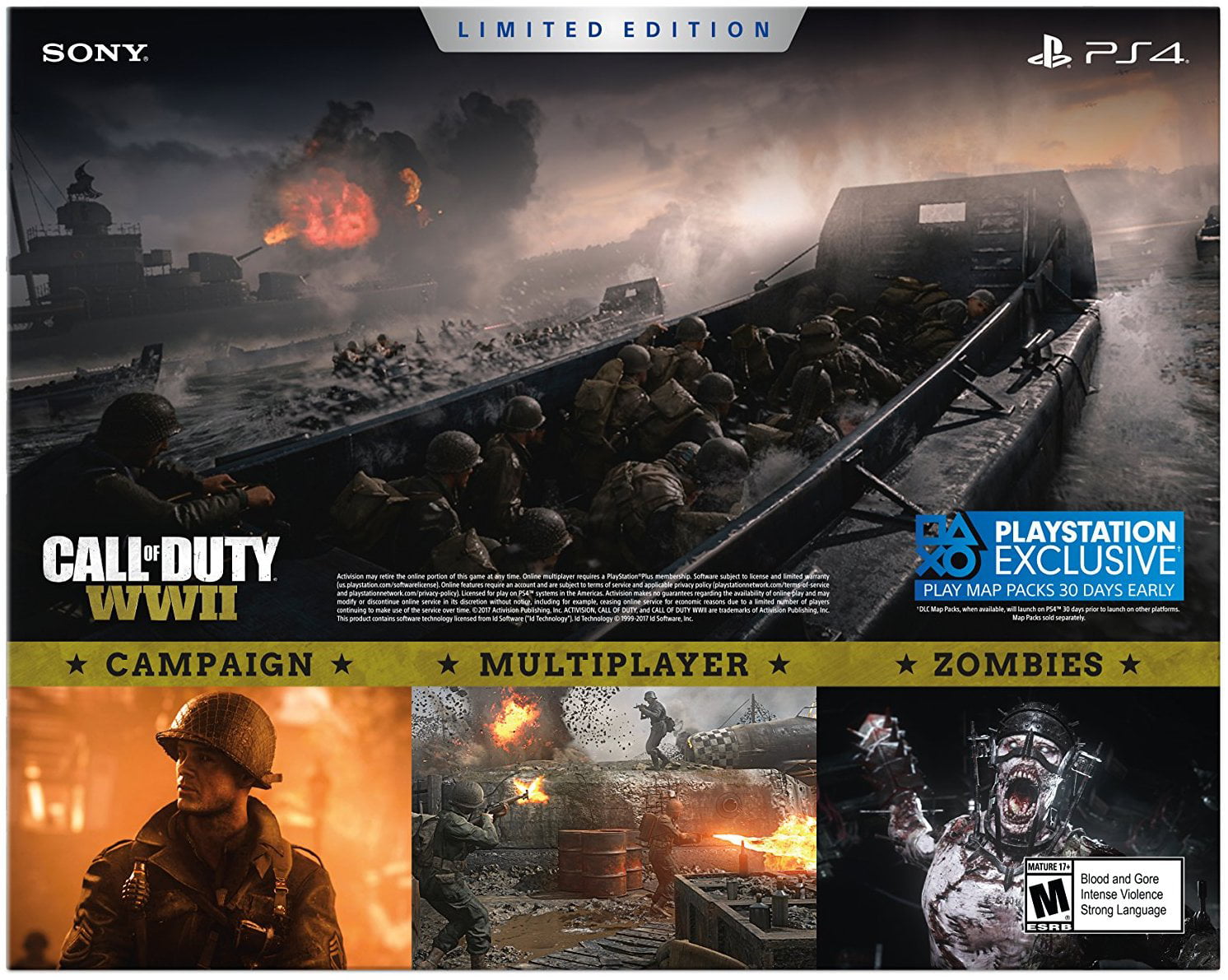 PS4 - Call Of Duty WWII Sony PlayStation 4 PAL Version Region Free W/ –  vandalsgaming