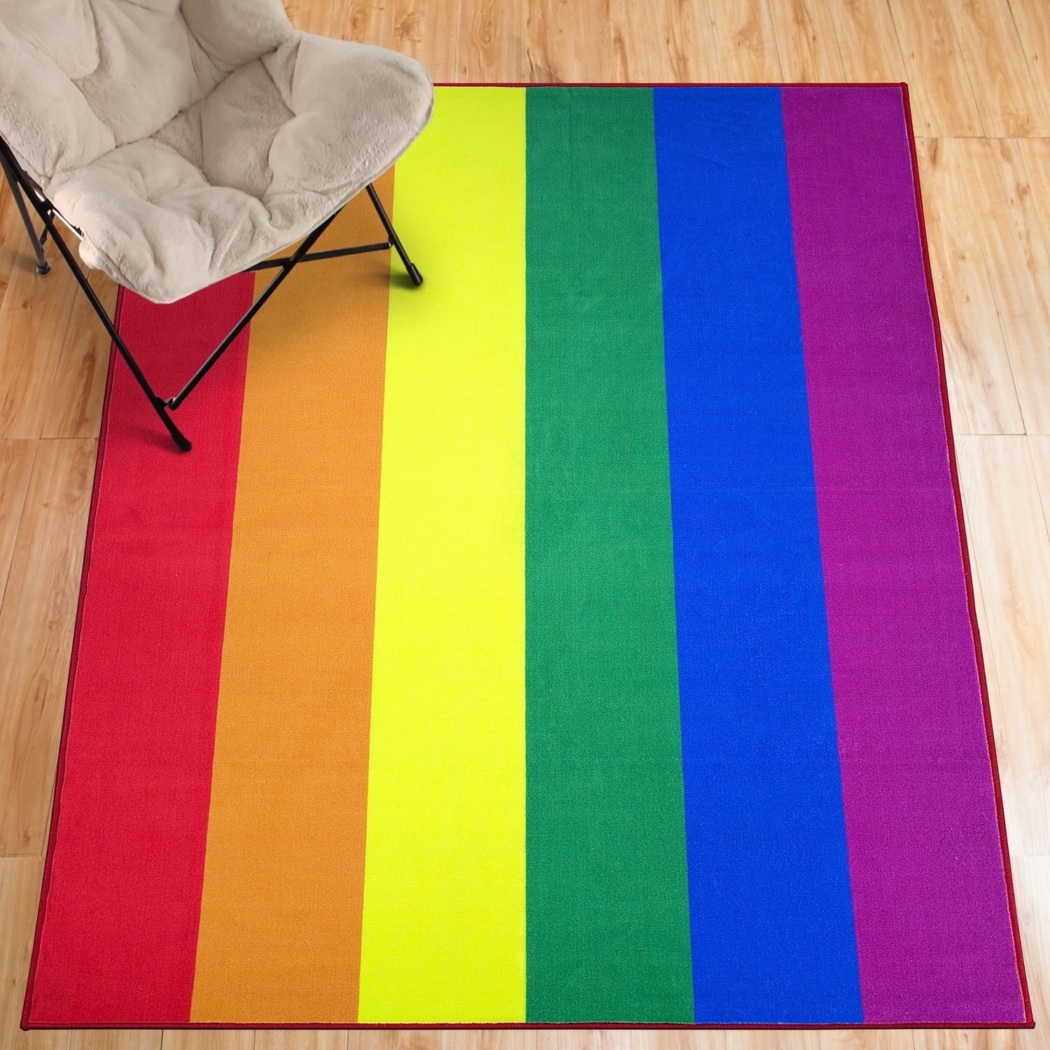 Crystal Art Gallery Pride Rainbow Colorful Flag LGBTQ NonSlip Indoor