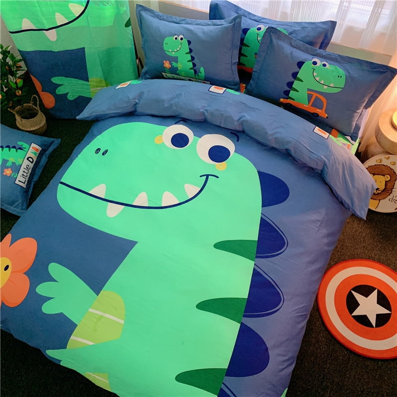 Cartoon Comforter Cover Bed Set Full Size 3Piece 3D Print Quilt Cover