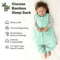 thumbnail image 4 of Easyfi Toddle Sleep Sack with Legs 24-36M (2T-3T) Ultra Soft Bamboo Wearable Blanket with Feets, 2-Way Zipper, 4 of 5