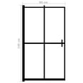 thumbnail image 4 of vidaXL Folding Shower Enclosure ESG 80x140 cm Black, 4 of 4