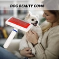 thumbnail image 3 of Peine para perros, removedor de pelo para gatos, pasador de acero inoxidable, cepillo de aseo, herramientas de belleza para mascotas, 3 of 3