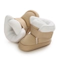 thumbnail image 3 of Baby Girls Boys Snow Boots, Toddler Infant Soft Sole Winter Warm Prewalker Newborn Outdoor Shoes, 3 of 7