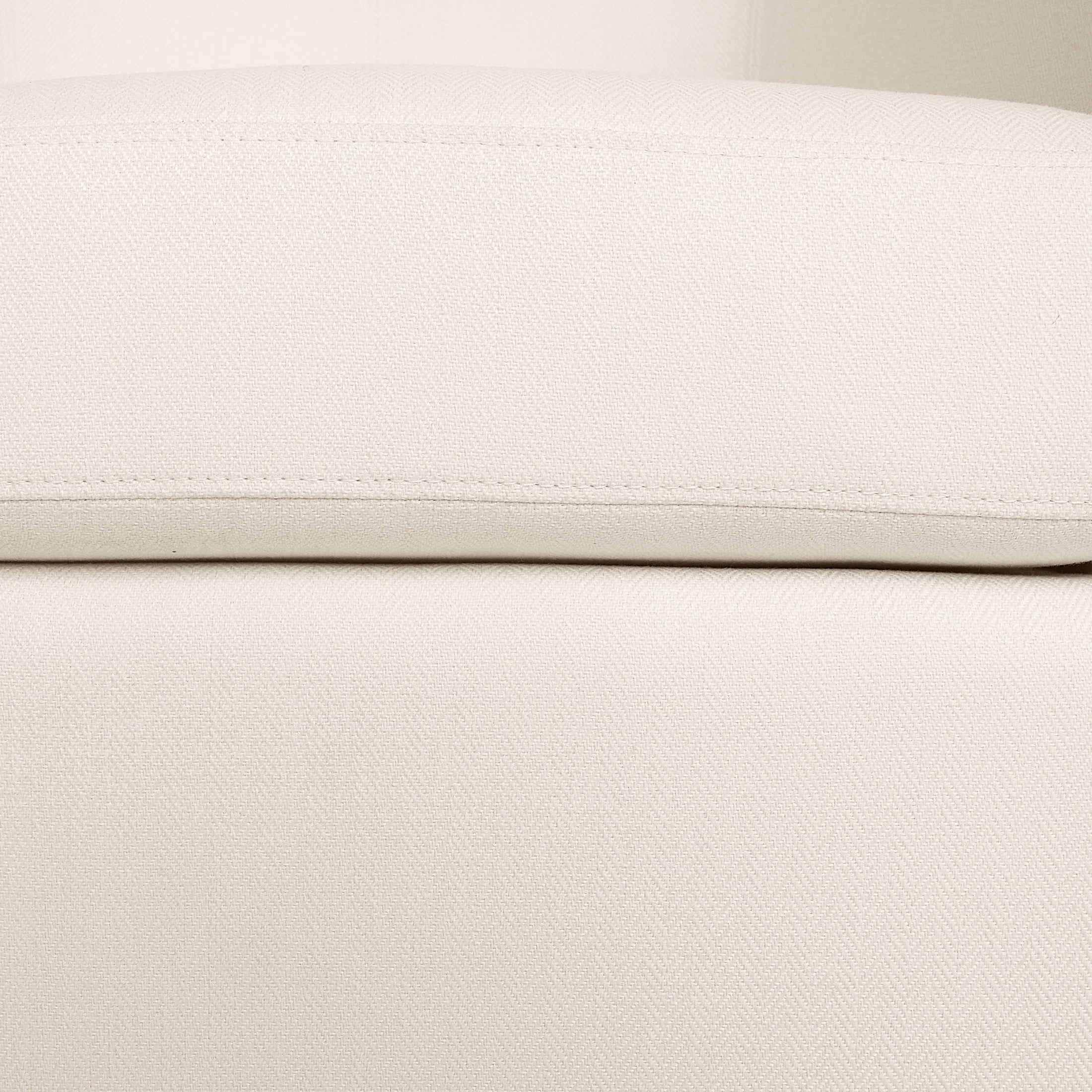 Contemporary Barrel Swivel Accent Chair, White