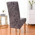 thumbnail image 3 of Gostoto Large Floral Spandex Stretch Printed Geometric Banquet Chair Cover Party Decor Extra Large Slipcover Dining Room Seat Cover, 3 of 5