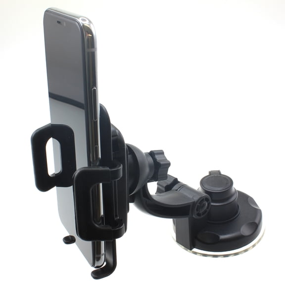 For TCL ION Z/X - Car Mount Windshield Holder Glass Cradle Swivel Dock