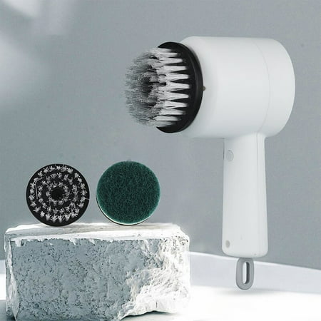 

2024 New Home Appliances Clearance Multi-Function Electric Washing Machine Washing Brushes Replaceable Rotating Head Powerful Cleaning Brush for Bathroom Kitchen Shower Tray and Floor