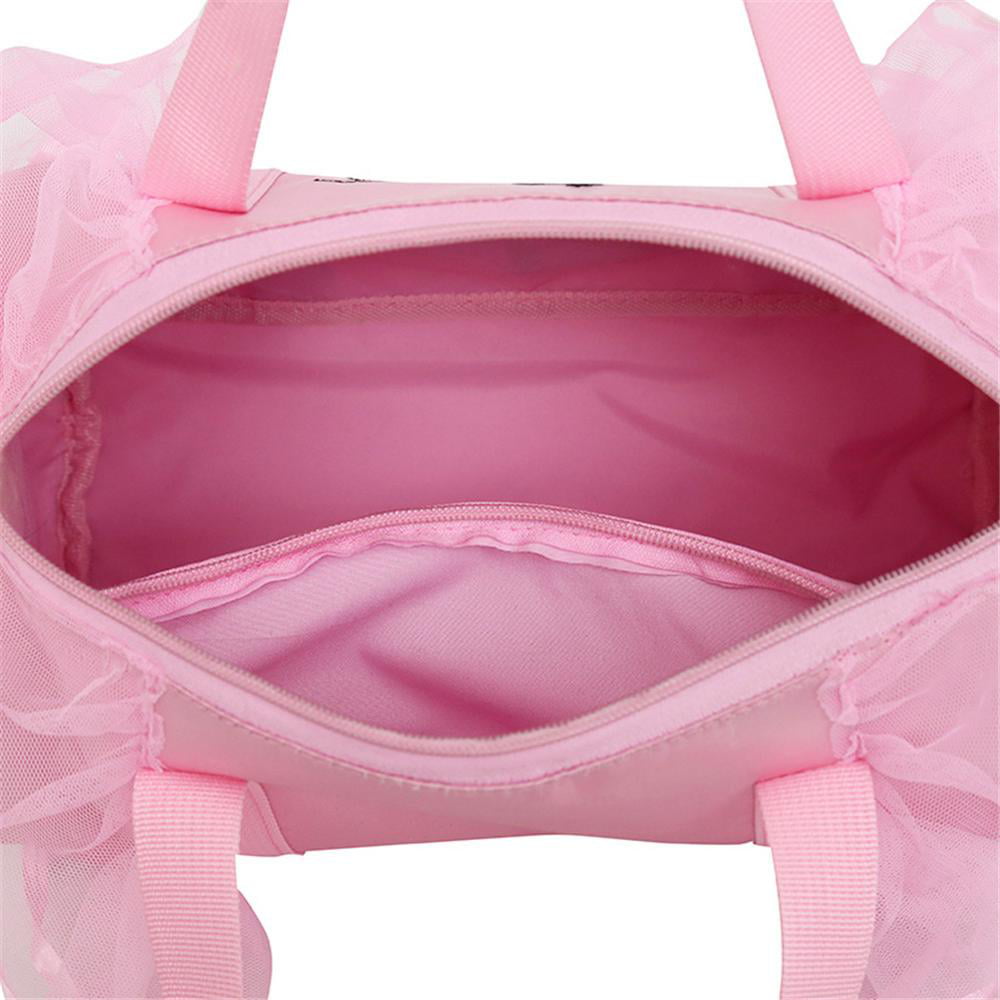 Dance Bags for Girls,Shoulder Bag Women Latin Dance Bags Childrens Ballet Lace Bag Cross-Body Dance Bag Black-Red Pink Color Designed for Child Girls