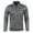 Dark Gray, variant on jsaierl Fleece Sweatshirt for Men Stand Collar Quarter Zip Pullover Top Long Sleeve Solid Cozy Sweater Shirt