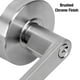 thumbnail image 4 of Cerradura de puerta Master Lock SLCHKE26D con entrada con llave en cromo cepillado, 4 of 8