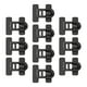 thumbnail image 2 of 10 Uds Cerraduras De Seguridad Para Niños Cerraduras De Horno Para Puerta Corredera Dormitorio Guardería Negro, 2 of 8
