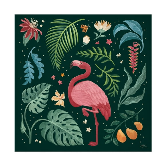 Janelle Penner 'Jungle Love VI' Canvas Art