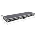 thumbnail image 2 of Combination Lock Aluminum HandGun Lock Box Hard Storage Case with Foam Protection for Pistol and Valuables, 2 of 13