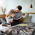 thumbnail image 5 of Gifts for Cat Lovers, Custom Cat Themed Blanket Personalised Photo Blanket for Pets, Cat Lovers Gift Ideas Soft Throw Blankets for Women Girls Christmas Birthday Gifts with Cute Cats, 5 of 6