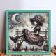 thumbnail image 2 of Kit Punto Cruz Con Bruja Hilo Algodón Ecológico Bordado 14CT Art50x50cm, 2 of 9