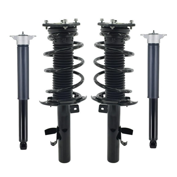 Set Front Quick Complete Strut-Coil Spring-Rear Complete Shock Kit For 2014 2015 Ford Focus ST