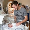 thumbnail image 4 of Mens Funny T Shirts Promoted to Daddy 2025 Sarcastic Family New Baby Graphic Tee for Men Graphic Tees, 4 of 9