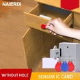 thumbnail image 2 of Cerradura con Sensor Invisible NAIERDI, cajón de tarjeta IC EMID, armario Digital, cerraduras electrónicas inteligentes para armario, herrajes para muebles Tan Jianjun unisex, 2 of 2