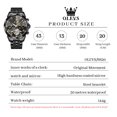 thumbnail image 4 of OLEVS Automatic Watches for Men Self Winding Mechanical Skeleton Luxury Dress Chronograph Gold Plated Stainless Steel Calendar Moon Phase Waterproof Luminous Mens Wrist Watches Reloj Para Hombre, 4 of 15