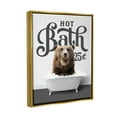 thumbnail image 4 of Stupell Industries Vintage Hot Bath Bear Animals & Insects Painting Gold Floater Framed Art Print Wall Art, 25 x 31, 4 of 10